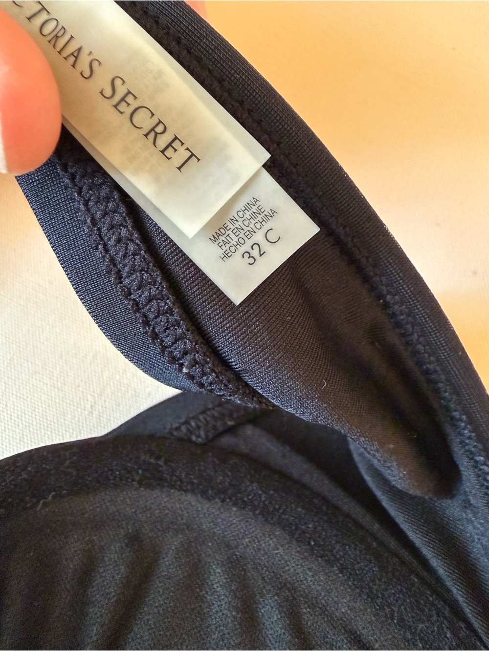 Victoria's Secret Black Strappy Push-Up Bikini Set with Gold Accents - Picture 12 of 12